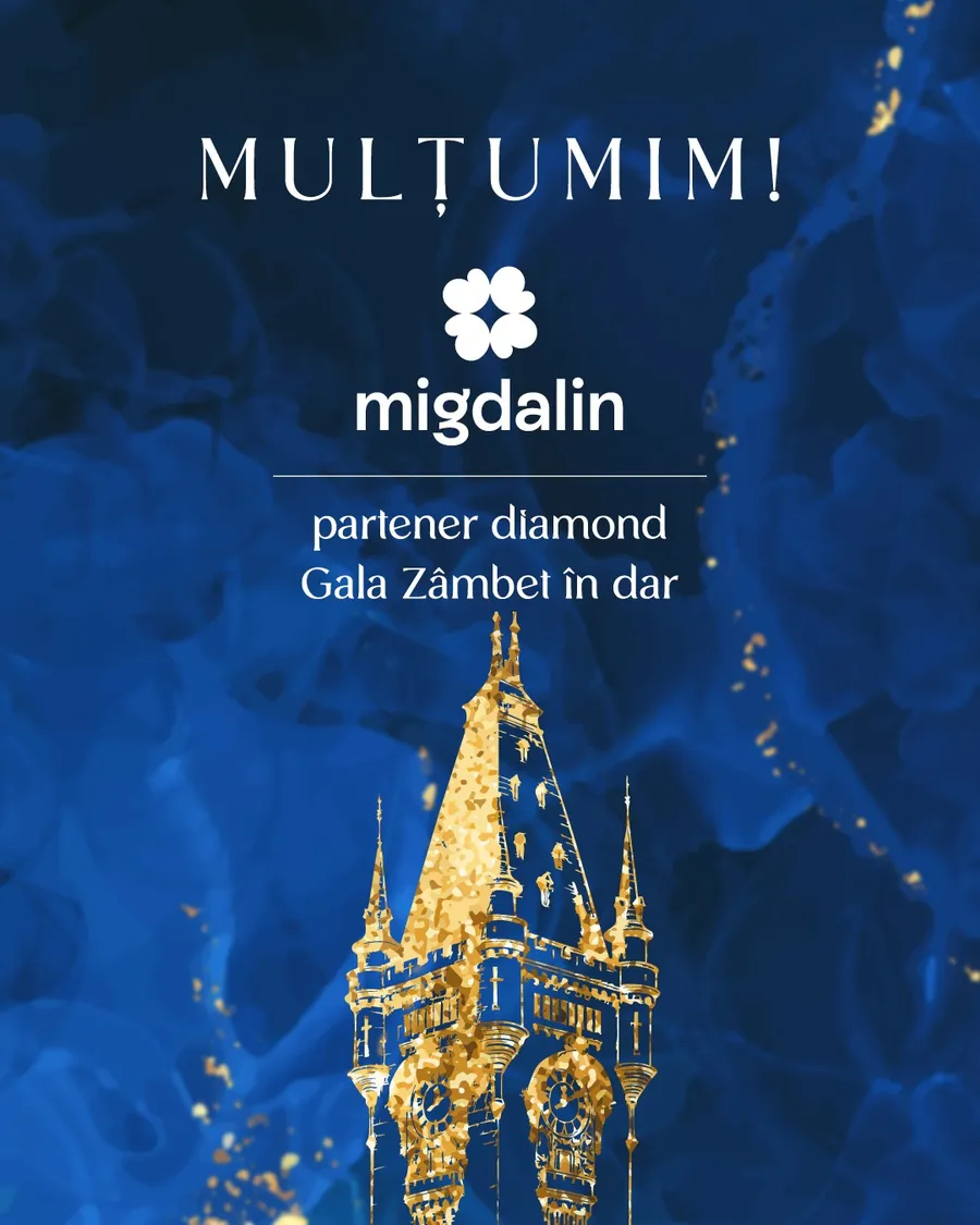 Partener diamond la Gala Zâmbet în dar 2025